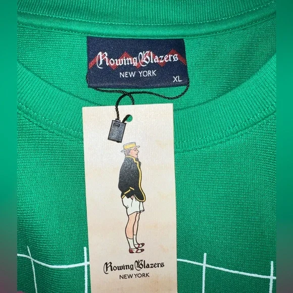 Rowing Blazers Green 90s Retro Sweatshirt